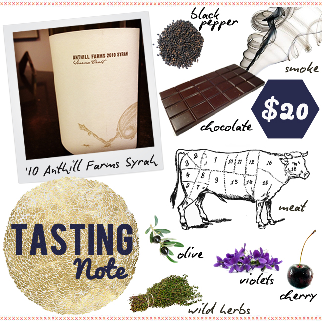 Tasting Note: Anthill Farms Syrah